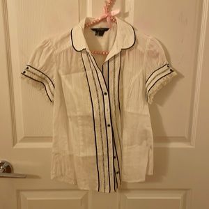 Button down work blouse, Zara, light material